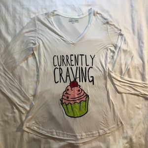 Cara Loren graphic long sleeve shirt